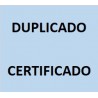 DUPLICADO CERTIFICADO